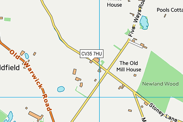 CV35 7HU map - OS VectorMap District (Ordnance Survey) CV35 7HU map - OS VectorMap District (Ordnance Survey)