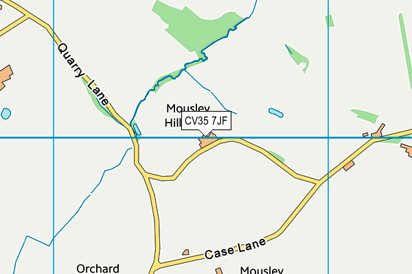 CV35 7JF map - OS VectorMap District (Ordnance Survey) CV35 7JF map - OS VectorMap District (Ordnance Survey)