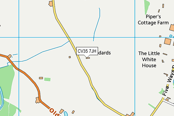 CV35 7JH map - OS VectorMap District (Ordnance Survey) CV35 7JH map - OS VectorMap District (Ordnance Survey)