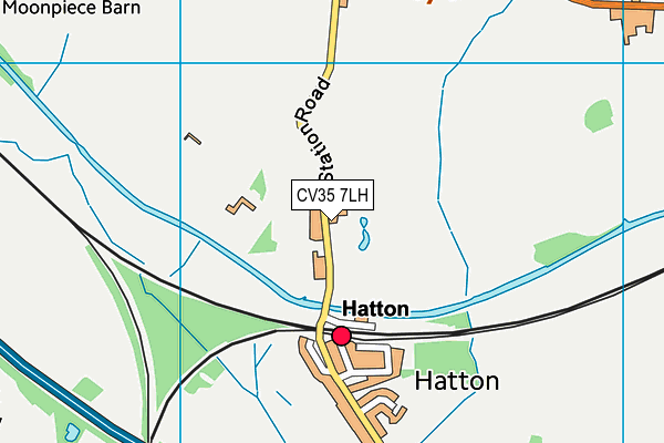 CV35 7LH map - OS VectorMap District (Ordnance Survey) CV35 7LH map - OS VectorMap District (Ordnance Survey)