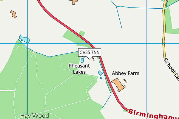 CV35 7NN map - OS VectorMap District (Ordnance Survey) CV35 7NN map - OS VectorMap District (Ordnance Survey)