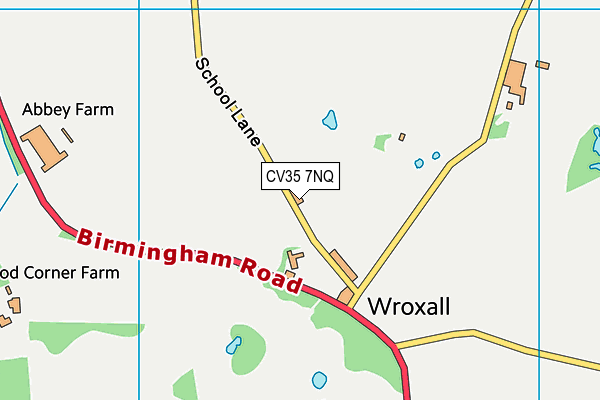 CV35 7NQ map - OS VectorMap District (Ordnance Survey) CV35 7NQ map - OS VectorMap District (Ordnance Survey)