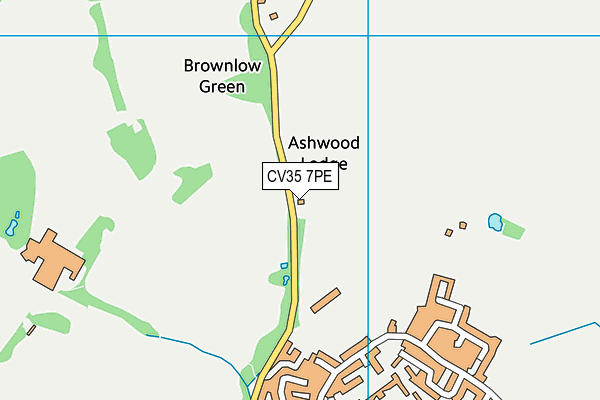 CV35 7PE map - OS VectorMap District (Ordnance Survey) CV35 7PE map - OS VectorMap District (Ordnance Survey)