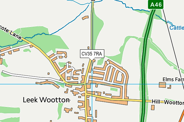 CV35 7RA map - OS VectorMap District (Ordnance Survey) CV35 7RA map - OS VectorMap District (Ordnance Survey)