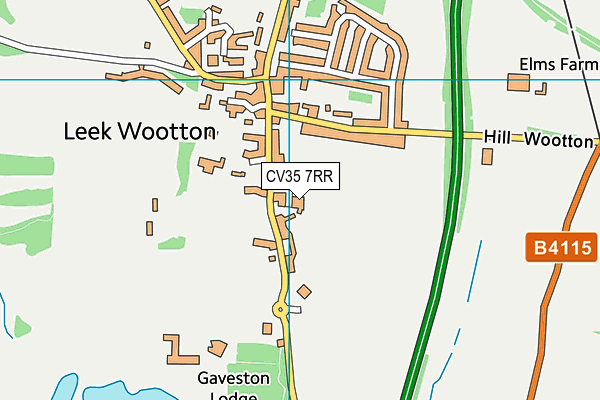 CV35 7RR map - OS VectorMap District (Ordnance Survey) CV35 7RR map - OS VectorMap District (Ordnance Survey)