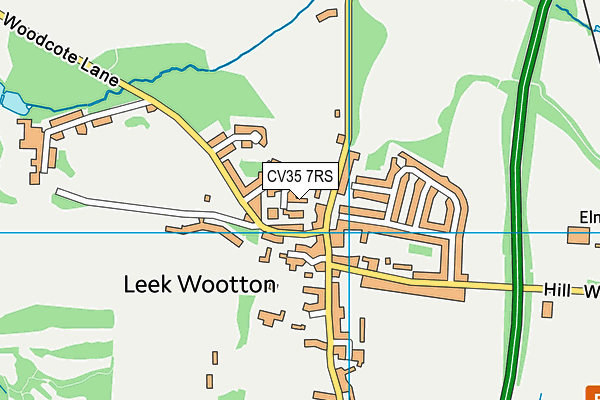 CV35 7RS map - OS VectorMap District (Ordnance Survey) CV35 7RS map - OS VectorMap District (Ordnance Survey)