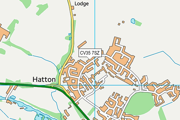 CV35 7SZ map - OS VectorMap District (Ordnance Survey) CV35 7SZ map - OS VectorMap District (Ordnance Survey)
