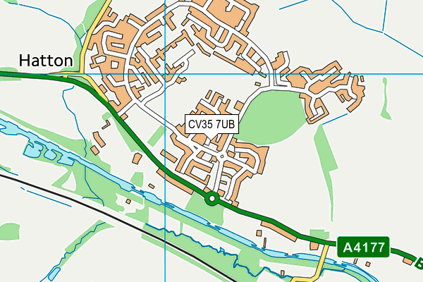 CV35 7UB map - OS VectorMap District (Ordnance Survey) CV35 7UB map - OS VectorMap District (Ordnance Survey)