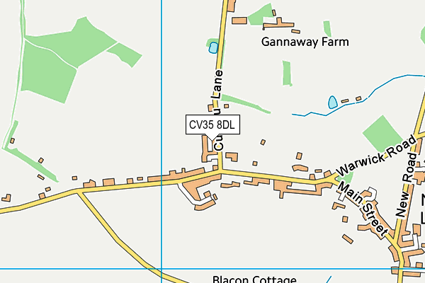 CV35 8DL map - OS VectorMap District (Ordnance Survey) CV35 8DL map - OS VectorMap District (Ordnance Survey)