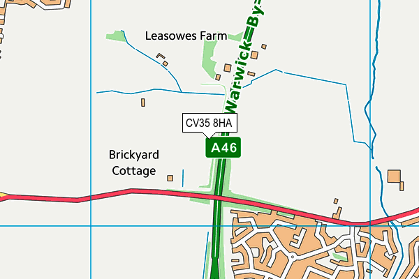 CV35 8HA map - OS VectorMap District (Ordnance Survey) CV35 8HA map - OS VectorMap District (Ordnance Survey)