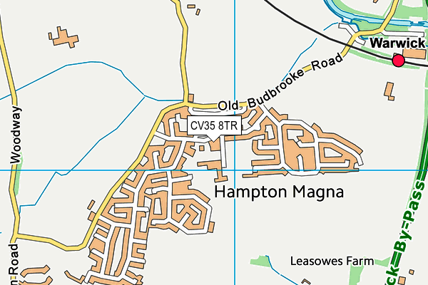 CV35 8TR map - OS VectorMap District (Ordnance Survey) CV35 8TR map - OS VectorMap District (Ordnance Survey)