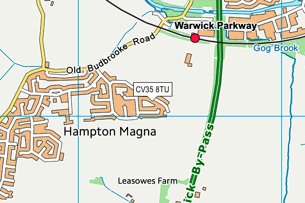CV35 8TU map - OS VectorMap District (Ordnance Survey) CV35 8TU map - OS VectorMap District (Ordnance Survey)