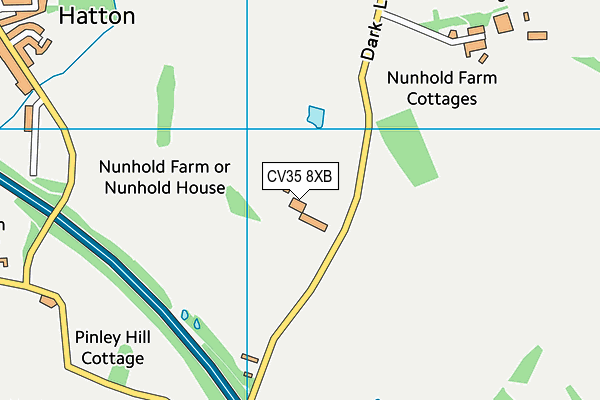 CV35 8XB map - OS VectorMap District (Ordnance Survey) CV35 8XB map - OS VectorMap District (Ordnance Survey)