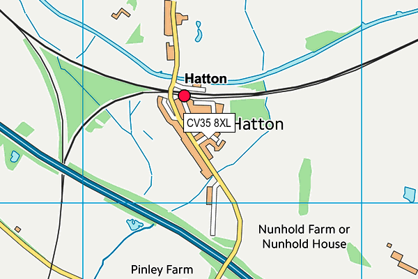 CV35 8XL map - OS VectorMap District (Ordnance Survey) CV35 8XL map - OS VectorMap District (Ordnance Survey)
