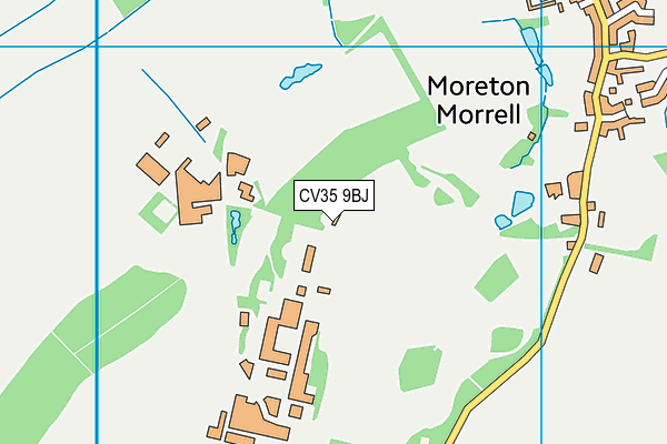CV35 9BJ map - OS VectorMap District (Ordnance Survey) CV35 9BJ map - OS VectorMap District (Ordnance Survey)