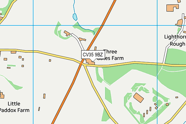 CV35 9BZ map - OS VectorMap District (Ordnance Survey) CV35 9BZ map - OS VectorMap District (Ordnance Survey)