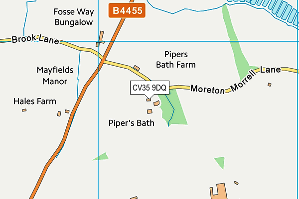 CV35 9DQ map - OS VectorMap District (Ordnance Survey) CV35 9DQ map - OS VectorMap District (Ordnance Survey)
