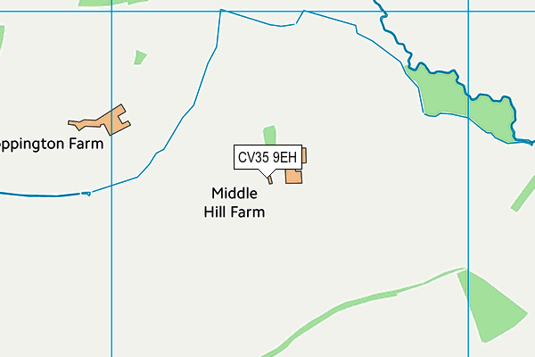 CV35 9EH map - OS VectorMap District (Ordnance Survey) CV35 9EH map - OS VectorMap District (Ordnance Survey)