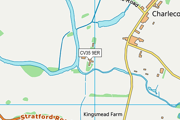 CV35 9ER map - OS VectorMap District (Ordnance Survey)