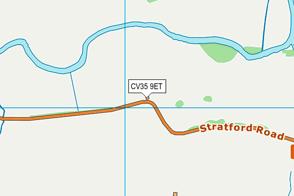 CV35 9ET map - OS VectorMap District (Ordnance Survey) CV35 9ET map - OS VectorMap District (Ordnance Survey)