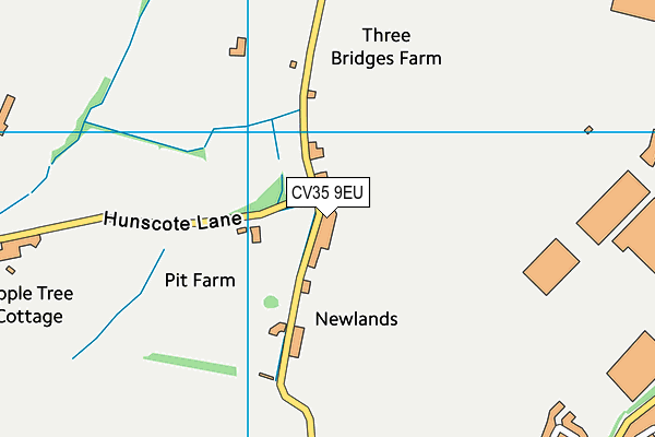 CV35 9EU map - OS VectorMap District (Ordnance Survey) CV35 9EU map - OS VectorMap District (Ordnance Survey)