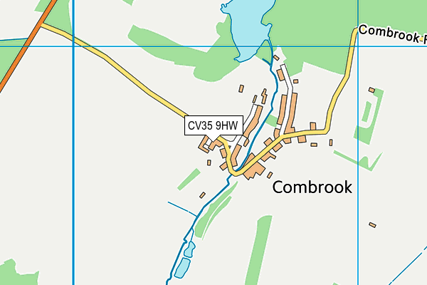 CV35 9HW map - OS VectorMap District (Ordnance Survey) CV35 9HW map - OS VectorMap District (Ordnance Survey)