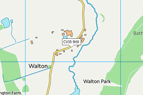 CV35 9HX map - OS VectorMap District (Ordnance Survey) CV35 9HX map - OS VectorMap District (Ordnance Survey)