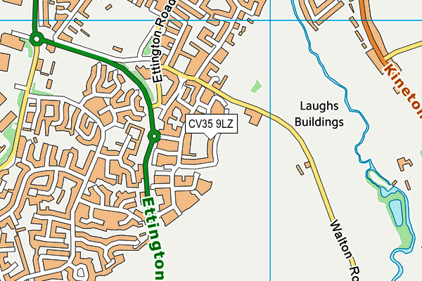 CV35 9LZ map - OS VectorMap District (Ordnance Survey) CV35 9LZ map - OS VectorMap District (Ordnance Survey)