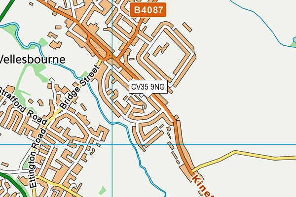 CV35 9NG map - OS VectorMap District (Ordnance Survey) CV35 9NG map - OS VectorMap District (Ordnance Survey)