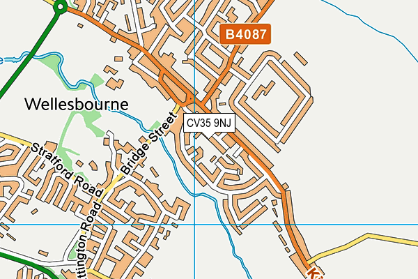 CV35 9NJ map - OS VectorMap District (Ordnance Survey) CV35 9NJ map - OS VectorMap District (Ordnance Survey)