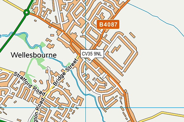 CV35 9NL map - OS VectorMap District (Ordnance Survey) CV35 9NL map - OS VectorMap District (Ordnance Survey)