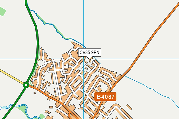 CV35 9PN map - OS VectorMap District (Ordnance Survey) CV35 9PN map - OS VectorMap District (Ordnance Survey)