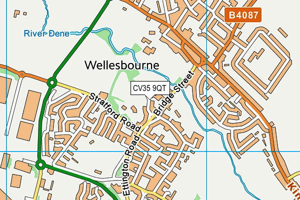 CV35 9QT map - OS VectorMap District (Ordnance Survey) CV35 9QT map - OS VectorMap District (Ordnance Survey)