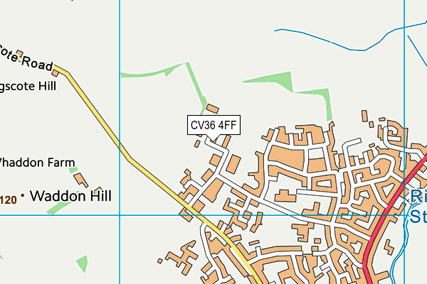 CV36 4FF map - OS VectorMap District (Ordnance Survey) CV36 4FF map - OS VectorMap District (Ordnance Survey)