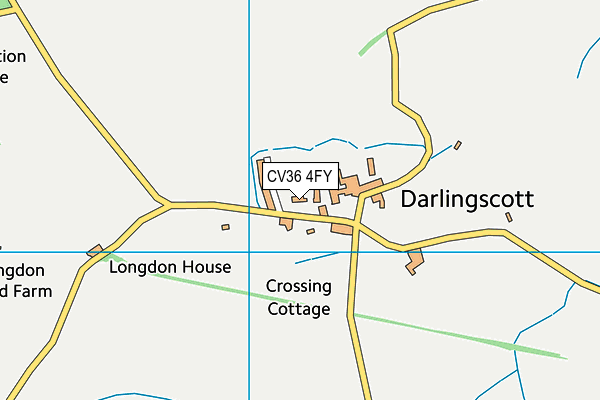 CV36 4FY map - OS VectorMap District (Ordnance Survey) CV36 4FY map - OS VectorMap District (Ordnance Survey)