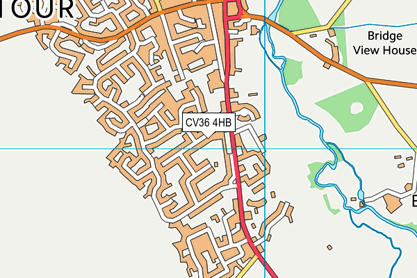 CV36 4HB map - OS VectorMap District (Ordnance Survey) CV36 4HB map - OS VectorMap District (Ordnance Survey)