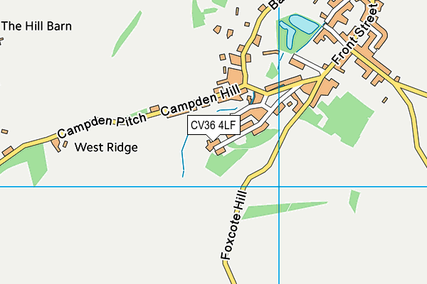 CV36 4LF map - OS VectorMap District (Ordnance Survey) CV36 4LF map - OS VectorMap District (Ordnance Survey)