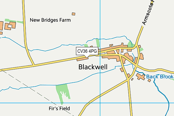 CV36 4PG map - OS VectorMap District (Ordnance Survey) CV36 4PG map - OS VectorMap District (Ordnance Survey)