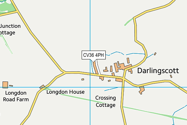 CV36 4PH map - OS VectorMap District (Ordnance Survey)