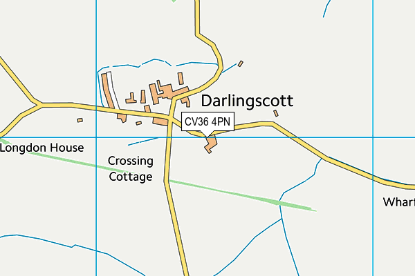 CV36 4PN map - OS VectorMap District (Ordnance Survey) CV36 4PN map - OS VectorMap District (Ordnance Survey)