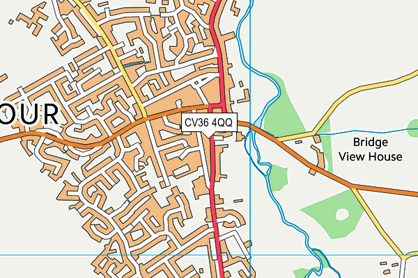 CV36 4QQ map - OS VectorMap District (Ordnance Survey) CV36 4QQ map - OS VectorMap District (Ordnance Survey)