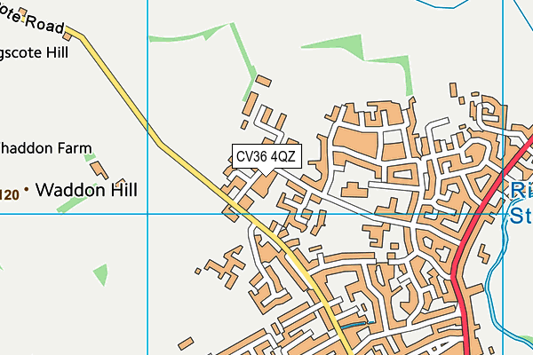 CV36 4QZ map - OS VectorMap District (Ordnance Survey) CV36 4QZ map - OS VectorMap District (Ordnance Survey)