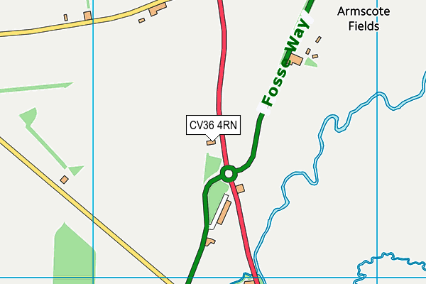 CV36 4RN map - OS VectorMap District (Ordnance Survey) CV36 4RN map - OS VectorMap District (Ordnance Survey)