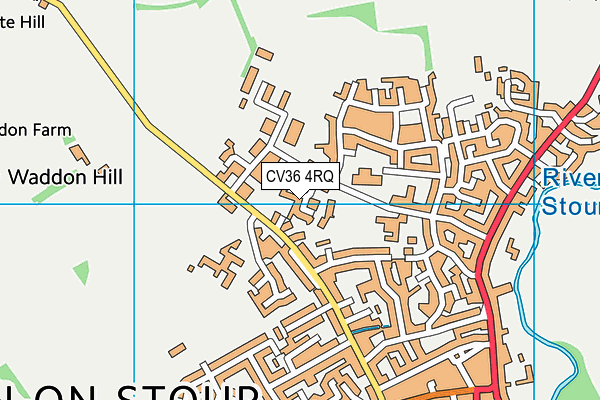 CV36 4RQ map - OS VectorMap District (Ordnance Survey) CV36 4RQ map - OS VectorMap District (Ordnance Survey)