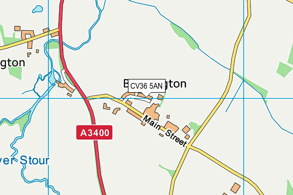 CV36 5AN map - OS VectorMap District (Ordnance Survey) CV36 5AN map - OS VectorMap District (Ordnance Survey)