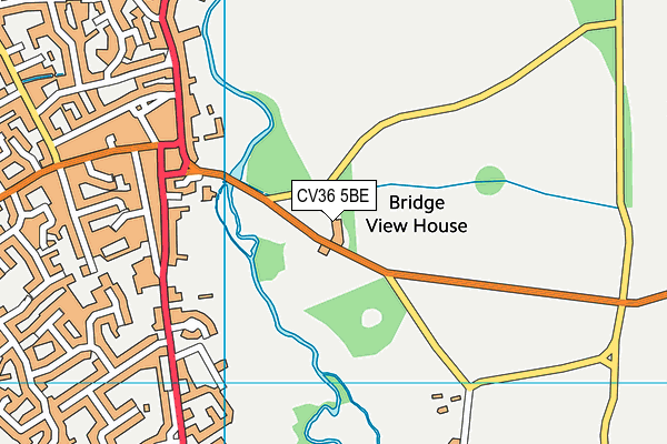 CV36 5BE map - OS VectorMap District (Ordnance Survey) CV36 5BE map - OS VectorMap District (Ordnance Survey)