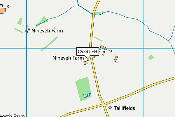 CV36 5EH map - OS VectorMap District (Ordnance Survey) CV36 5EH map - OS VectorMap District (Ordnance Survey)