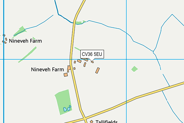 CV36 5EU map - OS VectorMap District (Ordnance Survey) CV36 5EU map - OS VectorMap District (Ordnance Survey)