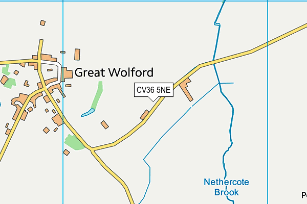 CV36 5NE map - OS VectorMap District (Ordnance Survey) CV36 5NE map - OS VectorMap District (Ordnance Survey)