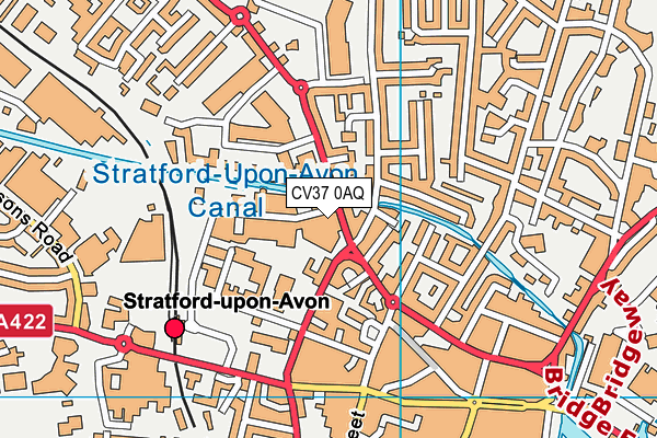 CV37 0AQ map - OS VectorMap District (Ordnance Survey) CV37 0AQ map - OS VectorMap District (Ordnance Survey)